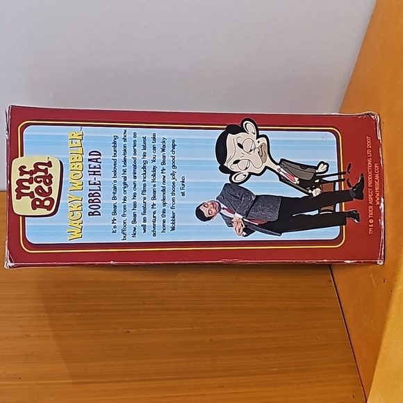 NIB Funko Mr. Bean Wacky Wobbler Bobble Head 2007 - Picture 2 of 9